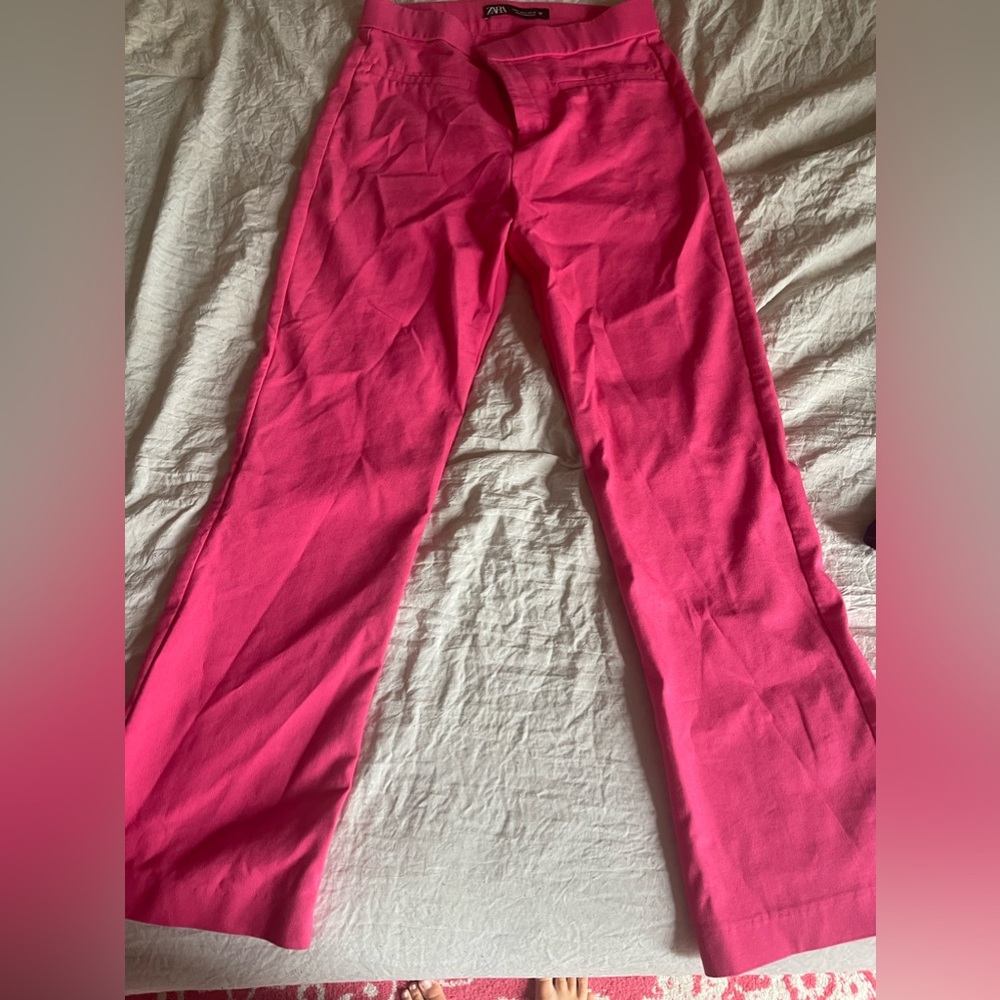 Zara hot pink pants - Picture 2 of 5